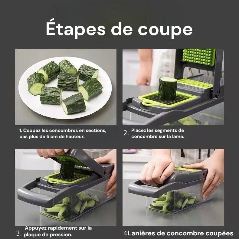 Coupe - légumes multifonction kitchen7star21