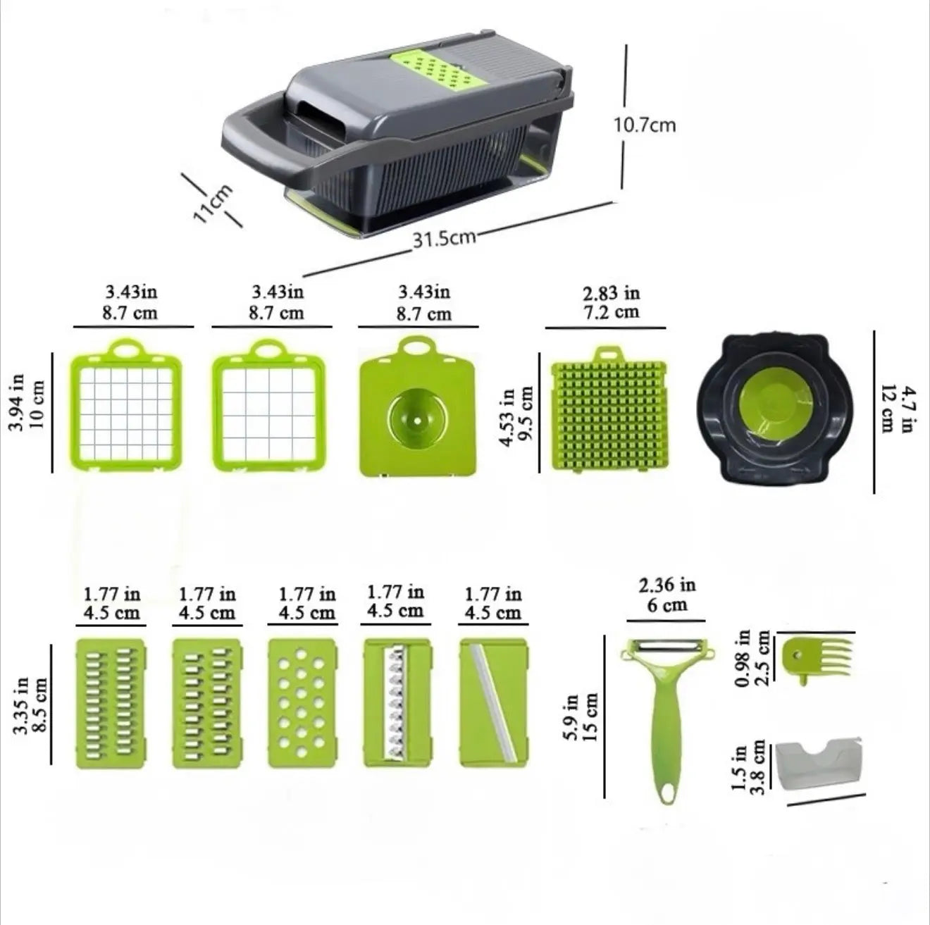 Coupe - légumes multifonction kitchen7star21