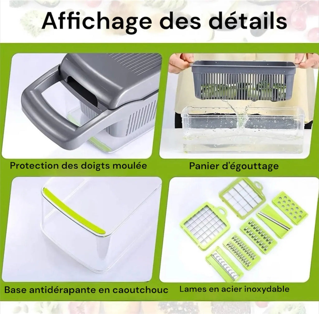 Coupe - légumes multifonction kitchen7star21